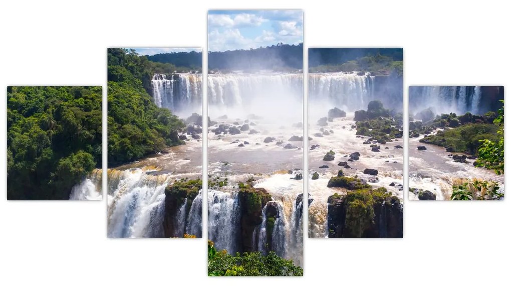 Obraz wodospadu Iguassu (125x70 cm)