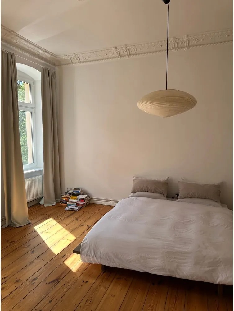 Brązowe łóżko dwuosobowe z litego drewna sosnowego ze stelażem 180x200 cm Japan – Karup Design