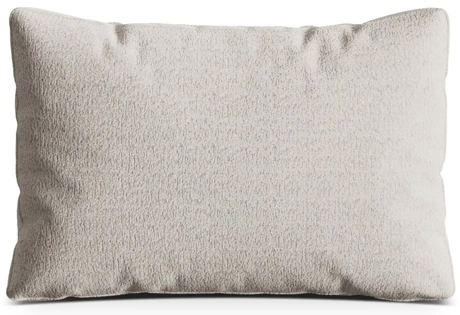 Beżowa poduszka na sofę z materiału bouclé Kemi – Cosmopolitan Design