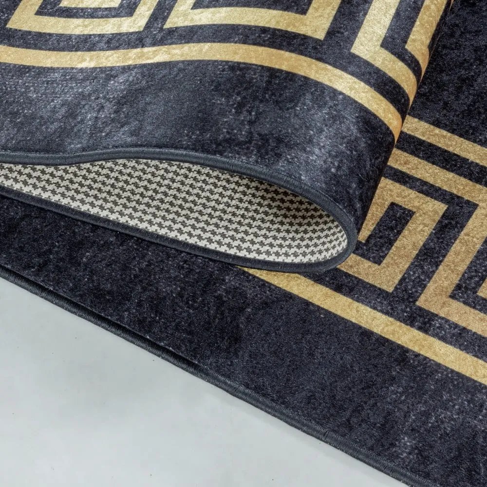 Antracytowy dywan odpowiedni do prania 80x150 cm Fiesta – Ayyildiz Carpets