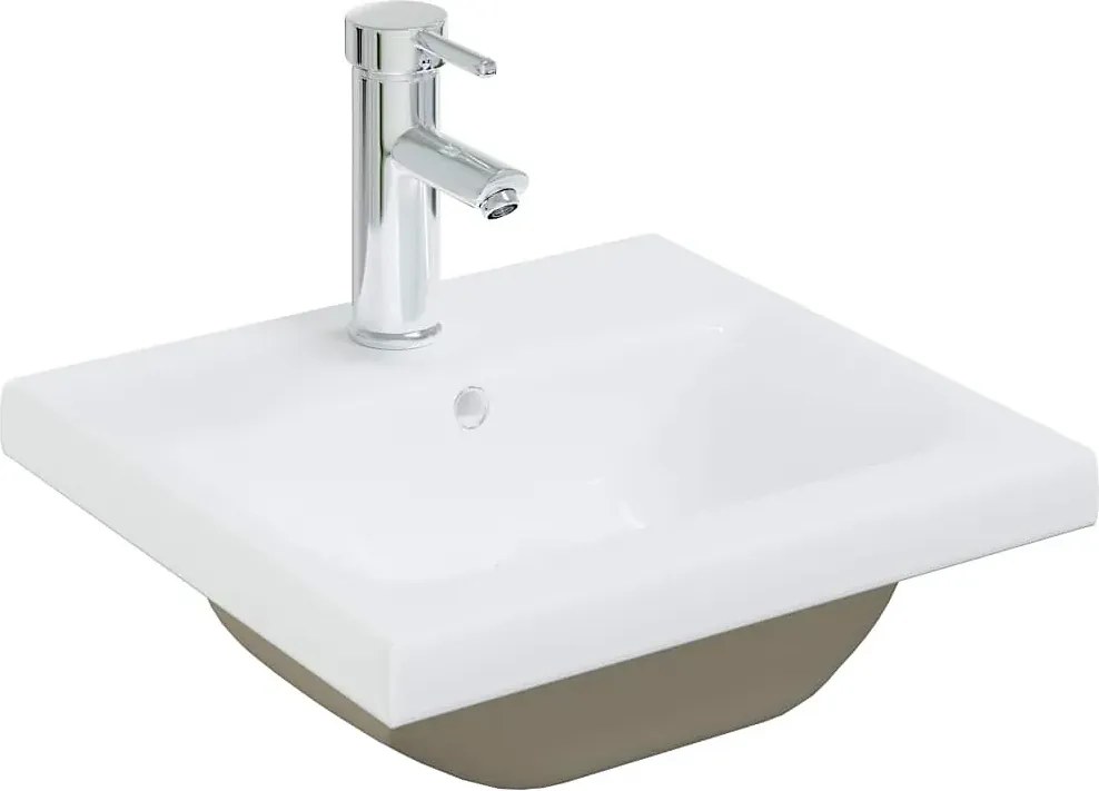 Ceramiczna umywalka wpuszczana z baterią H7-T89