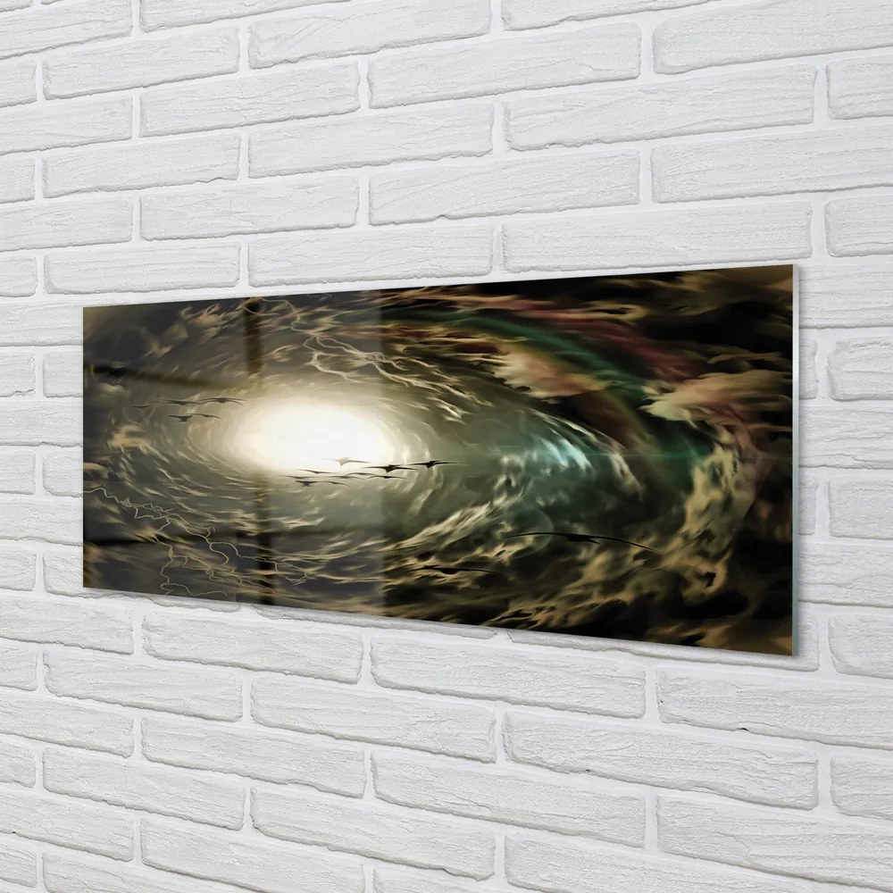 Panel nad Blat Kuchenny Ptaki Szybujące wśród Chmur