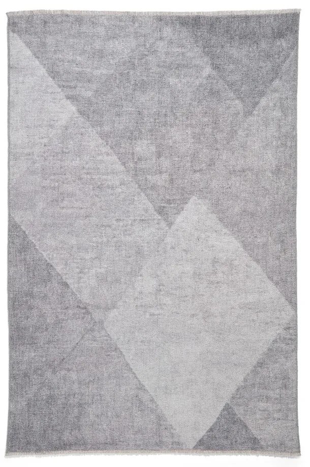 Jasnoszary dywan z mieszanki bawełny odpowiedni do prania 152x230 cm Whisper – Think Rugs