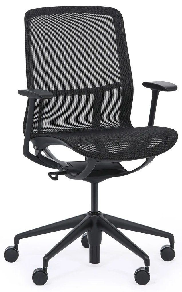 Krzesło biurowe ELVI, czarny