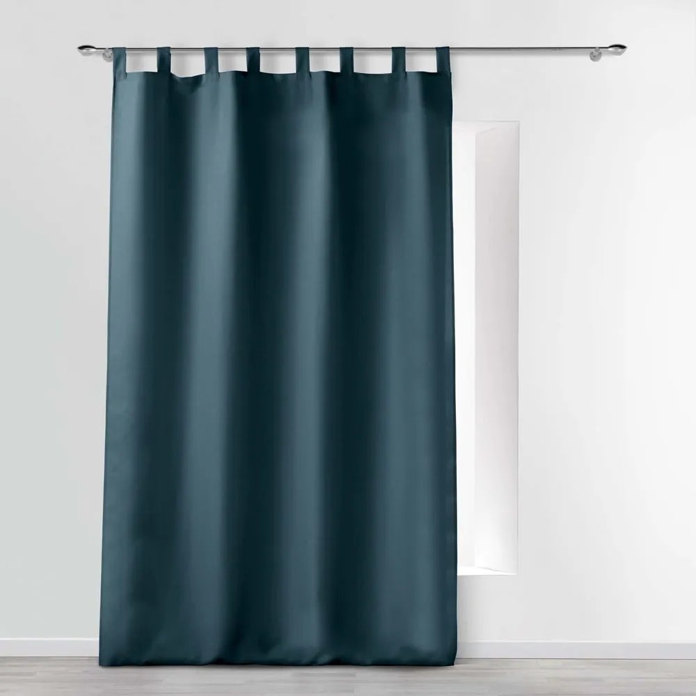 Ciemnoniebieska zasłona 140x260 cm Essentiel – douceur d'intérieur