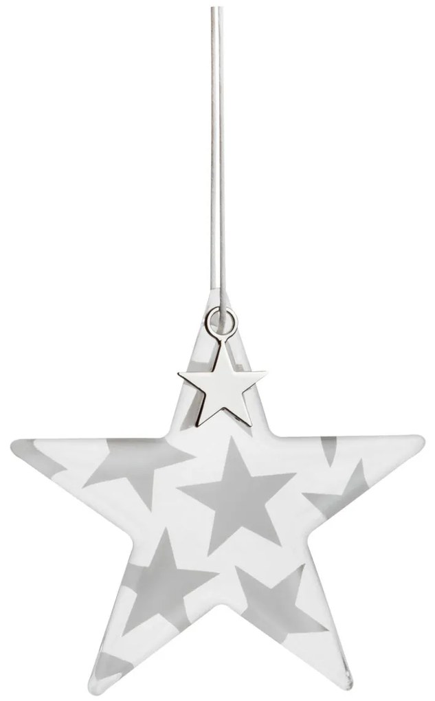 Wisząca szklana gwiazda STARS