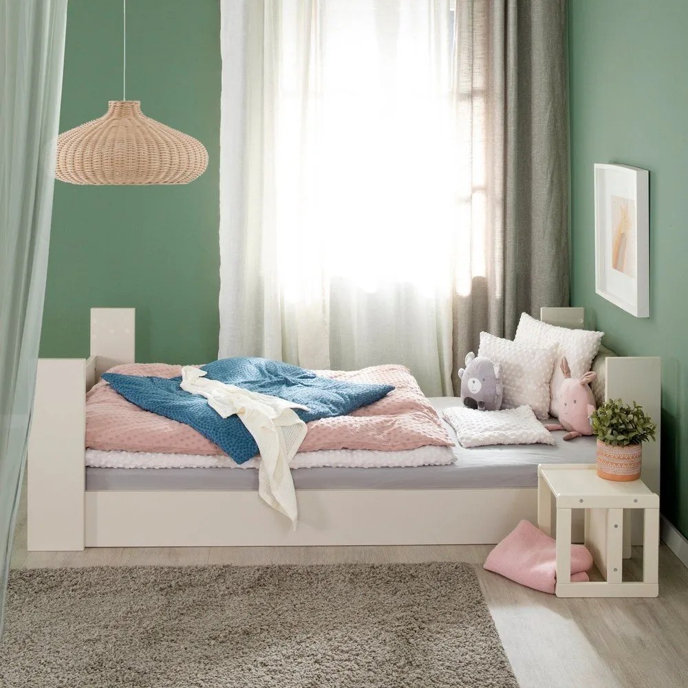 Beżowe łóżko dziecięce bez stelaża 90x200 cm Toddler – Roba