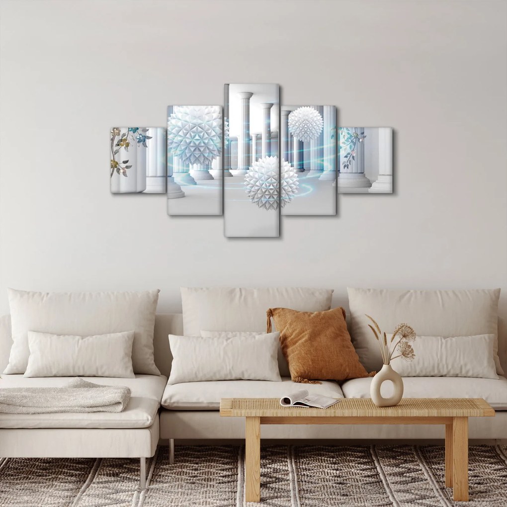 Abstrakcyjny obraz w stylu antycznym (125x70 cm)