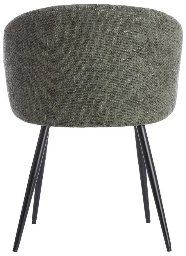 Metalowe fotele jadalniane zestaw 2 szt. w kolorze khaki Radaja – Light &amp; Living
