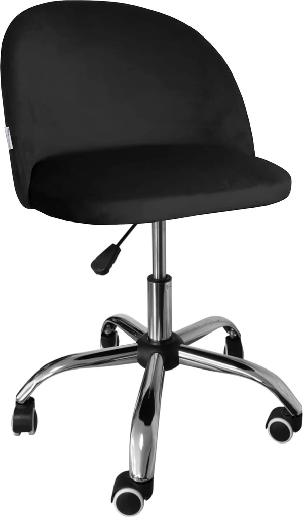 Fotel obrotowy COLIN krzesło biurowe fotel ergonomiczny do biurka : Kolor Stelaża - Chrom, Kolor tkaniny - VELVET - MG19, Typ siedziska - Siedzisko obrotowe 360°, Typ tkaniny - Velvet