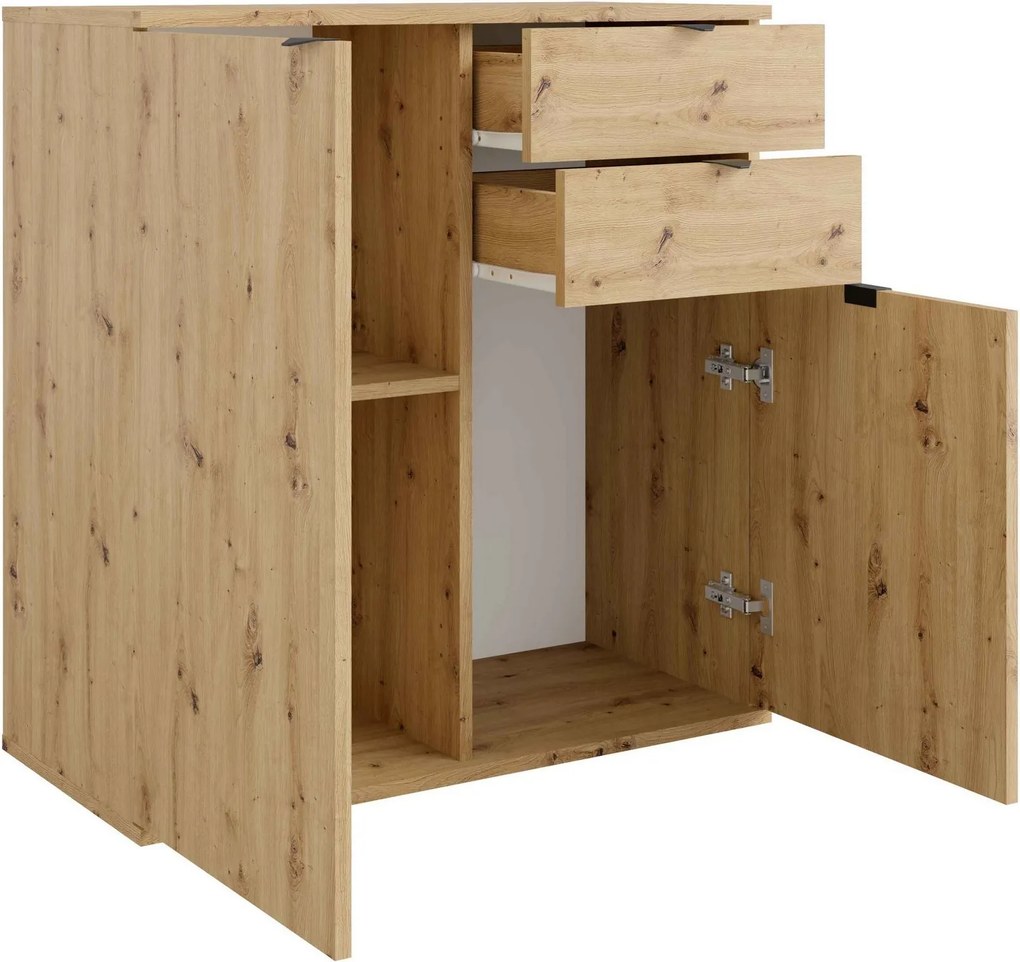 Komoda METRIX 80 cm do Salonu Sypialni Dąb artisan