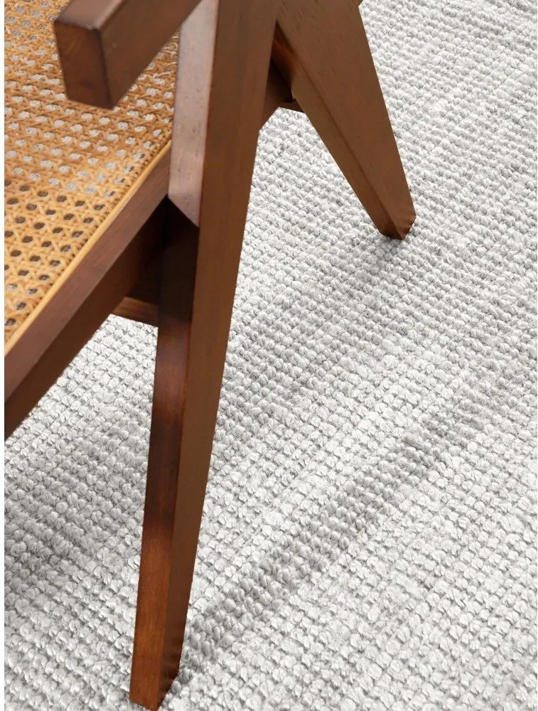 Jasnoszary okrągły dywan dwustronny tkany ręcznie z juty ø 160 cm Bouclé Jaipur – Hanse Home