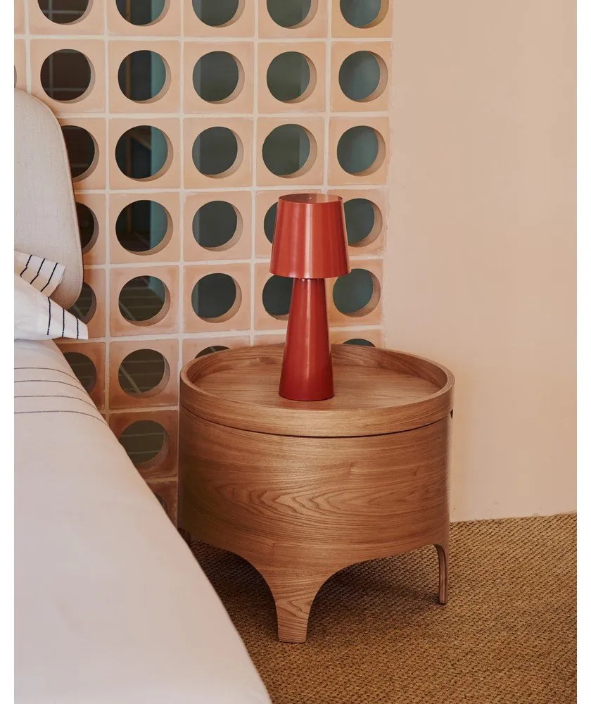 Szafka nocna w dekorze jesionu Octavia – Kave Home
