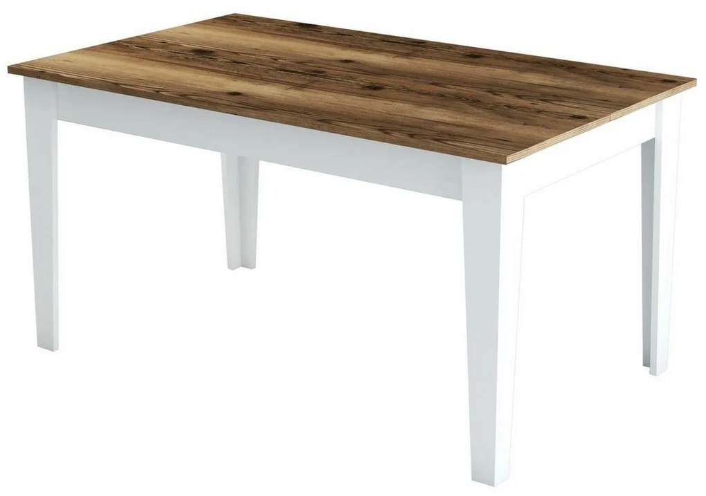 Stół do jadalni Milan White and Walnut