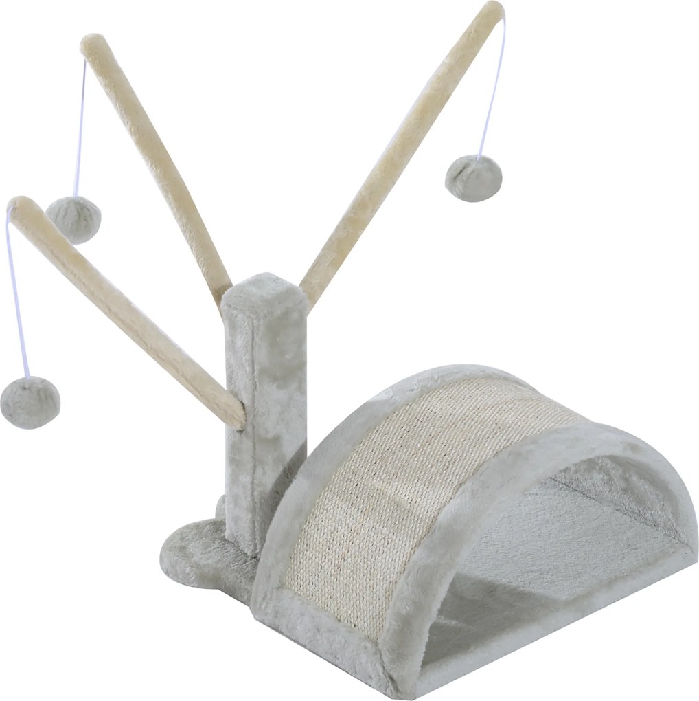 PawHut Drapak dla kota z sizalu Jasnoszary model do wspinania i ostrzenia pazurów | Aosom PL