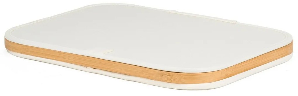 Pojemnik do przechowywania G21 40 x 30 x 15 cm, bambusowy z pokrywką, beżowy