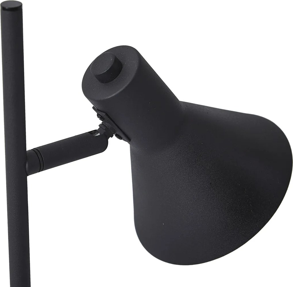 Nowoczesna lampa stołowa czarna ze złotem 1-światłowa - Magno