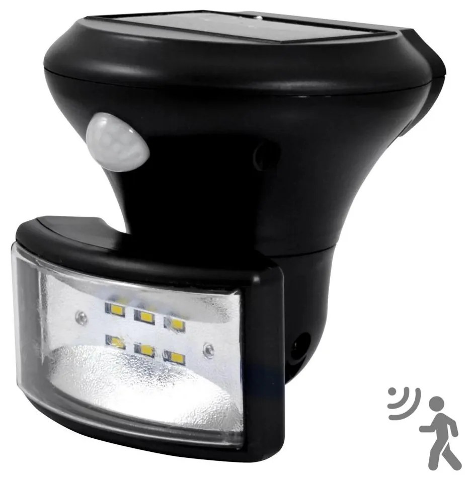 LED Solarny reflektor z czujnikiem LED/5W/3,7V IP44