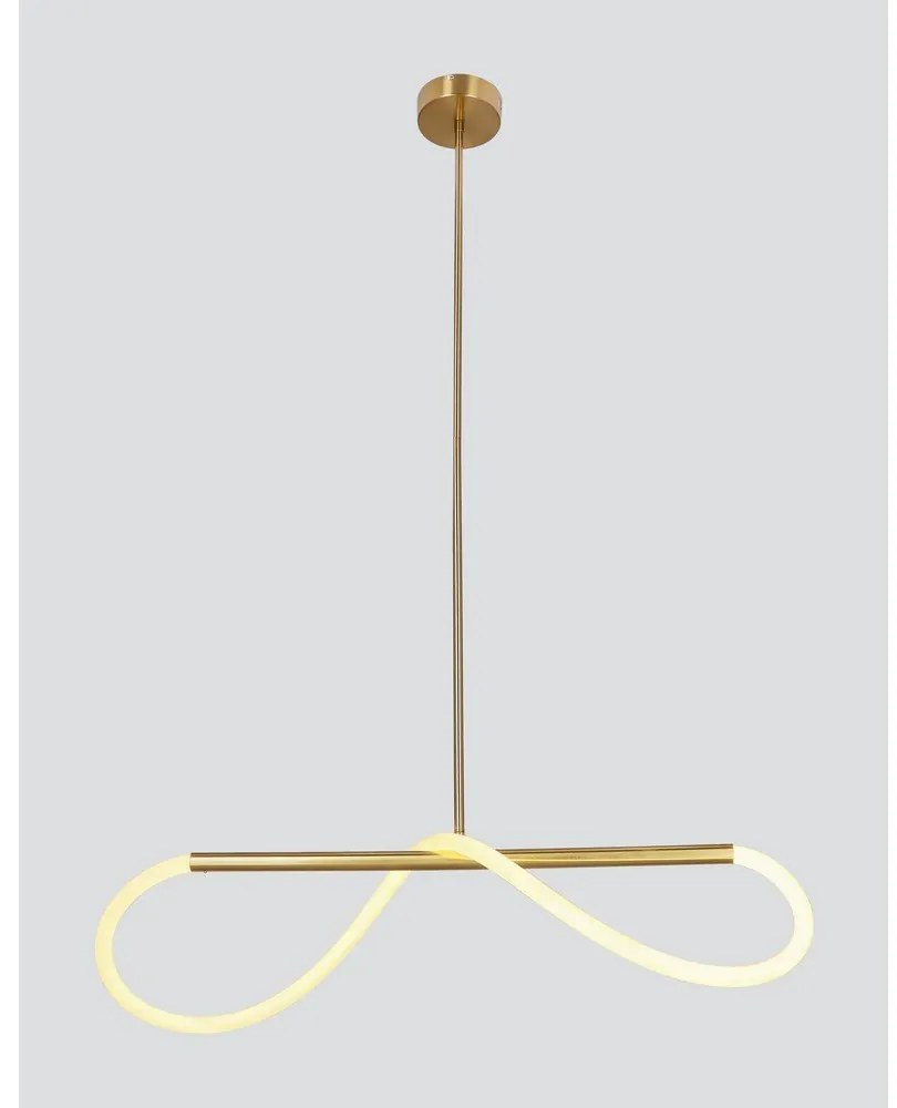 Lampa wisząca LED w kolorze złota Supreme – Candellux Lighting