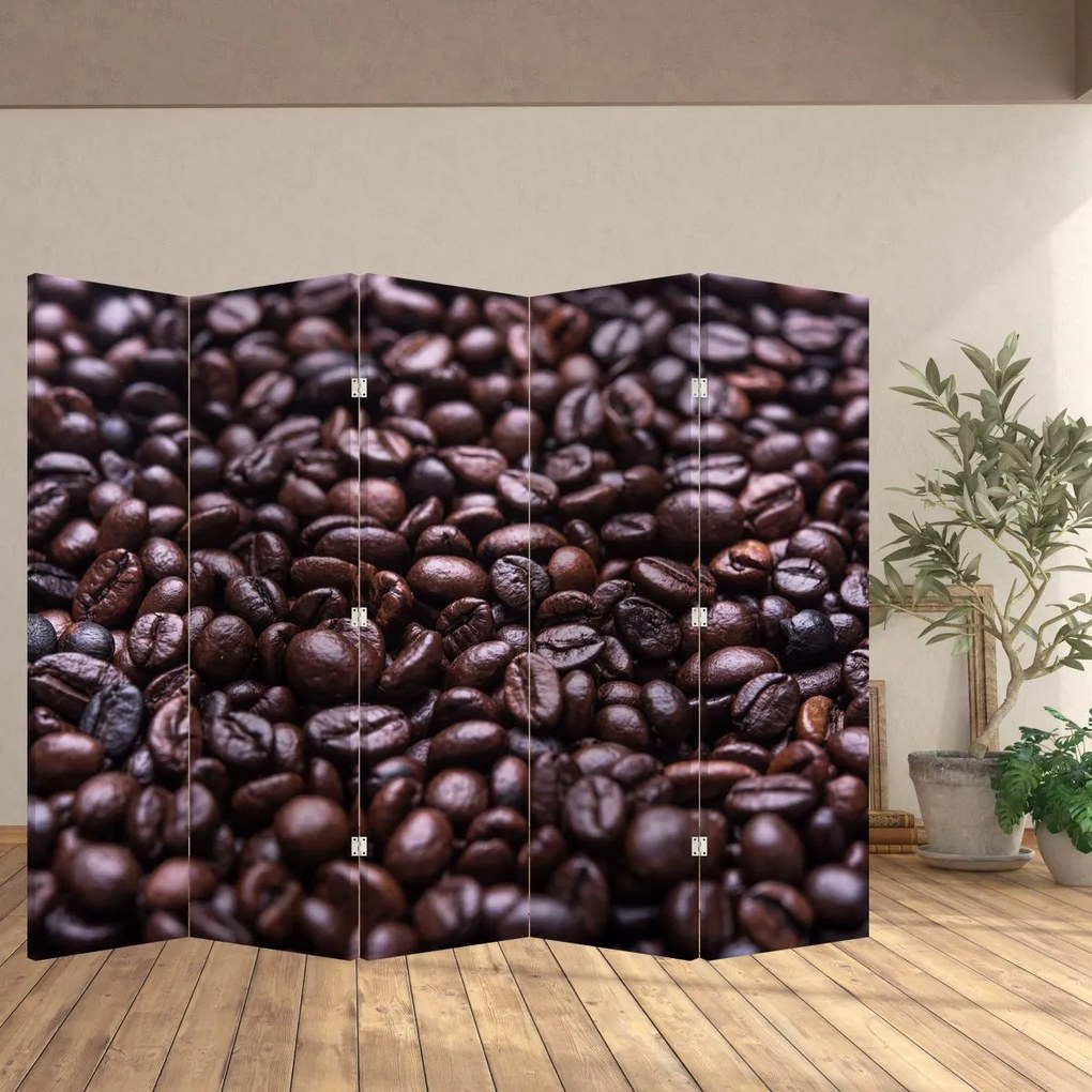 Parawan - Ziarna kawy (210x170 cm)