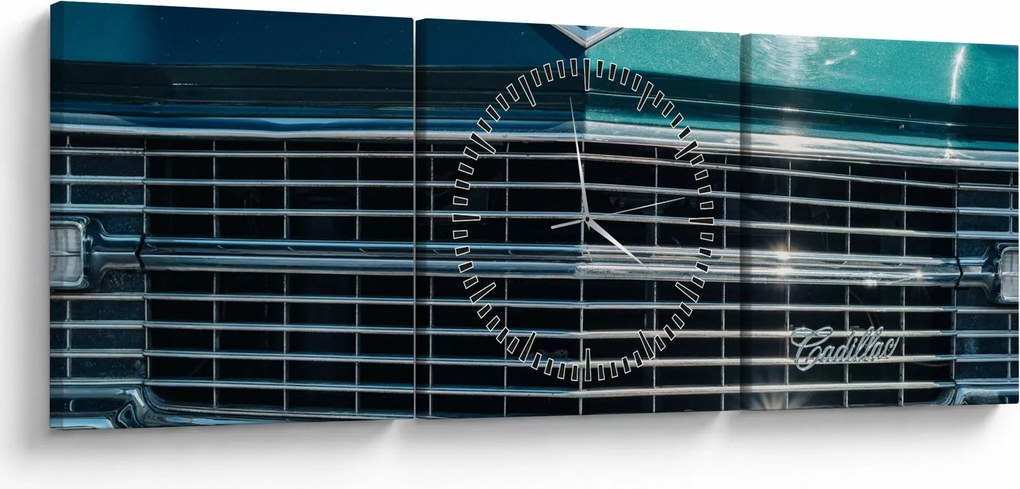 Obraz - Cadillac (z zegarem) (90x30 cm)