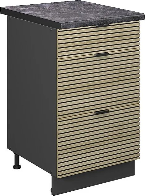 Szafka dolna do kuchni panel dębowy 50x60x82 fame-line