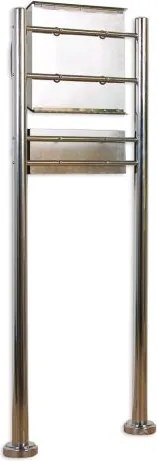 Skrzynka na listy stojąca ze stali nierdzewnej