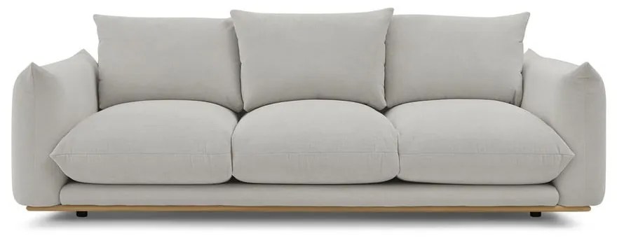 Jasnoszara sofa 265 cm Ernest – Bobochic Paris