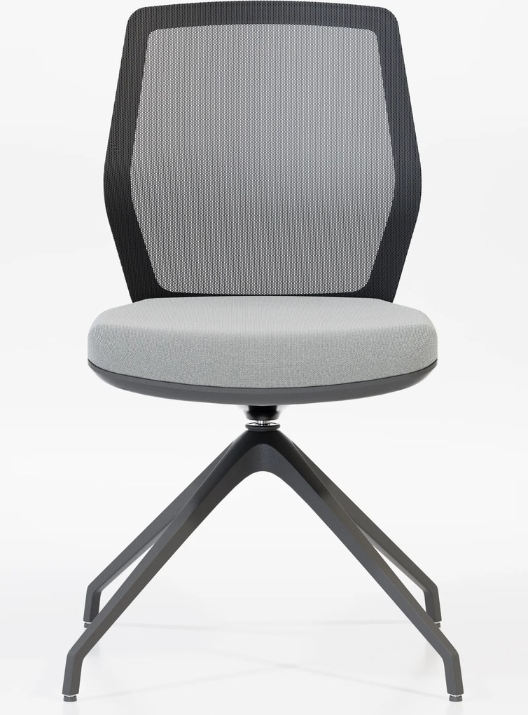Krzesło do sali konferencyjnej z siatkowym oparciem Start Net S60