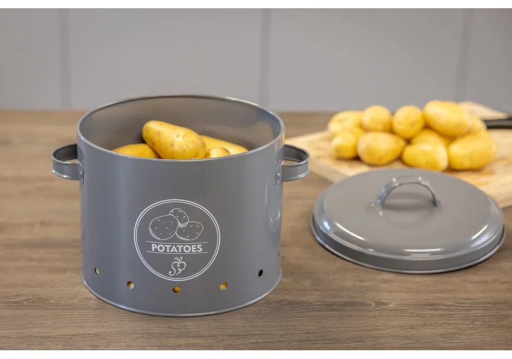 Stalowy pojemnik na żywność na ziemniaki Secret Du Potager – Esschert Design