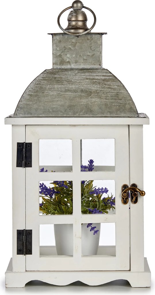 Lampion drewniany MIRO, 39 cm