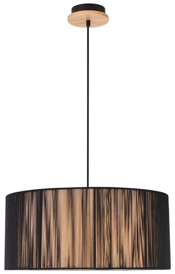 Lampa wisząca z tekstylnym kloszem ø 45 cm Kioto – Candellux Lighting