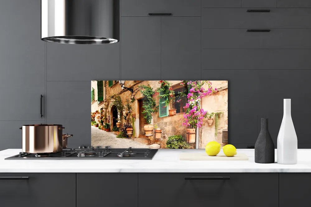 Panel Kuchenny Minimalistyczna Bryła Domu