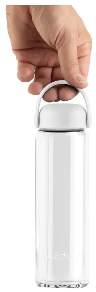Biała szklana butelka 540 ml Fuori – Vialli Design