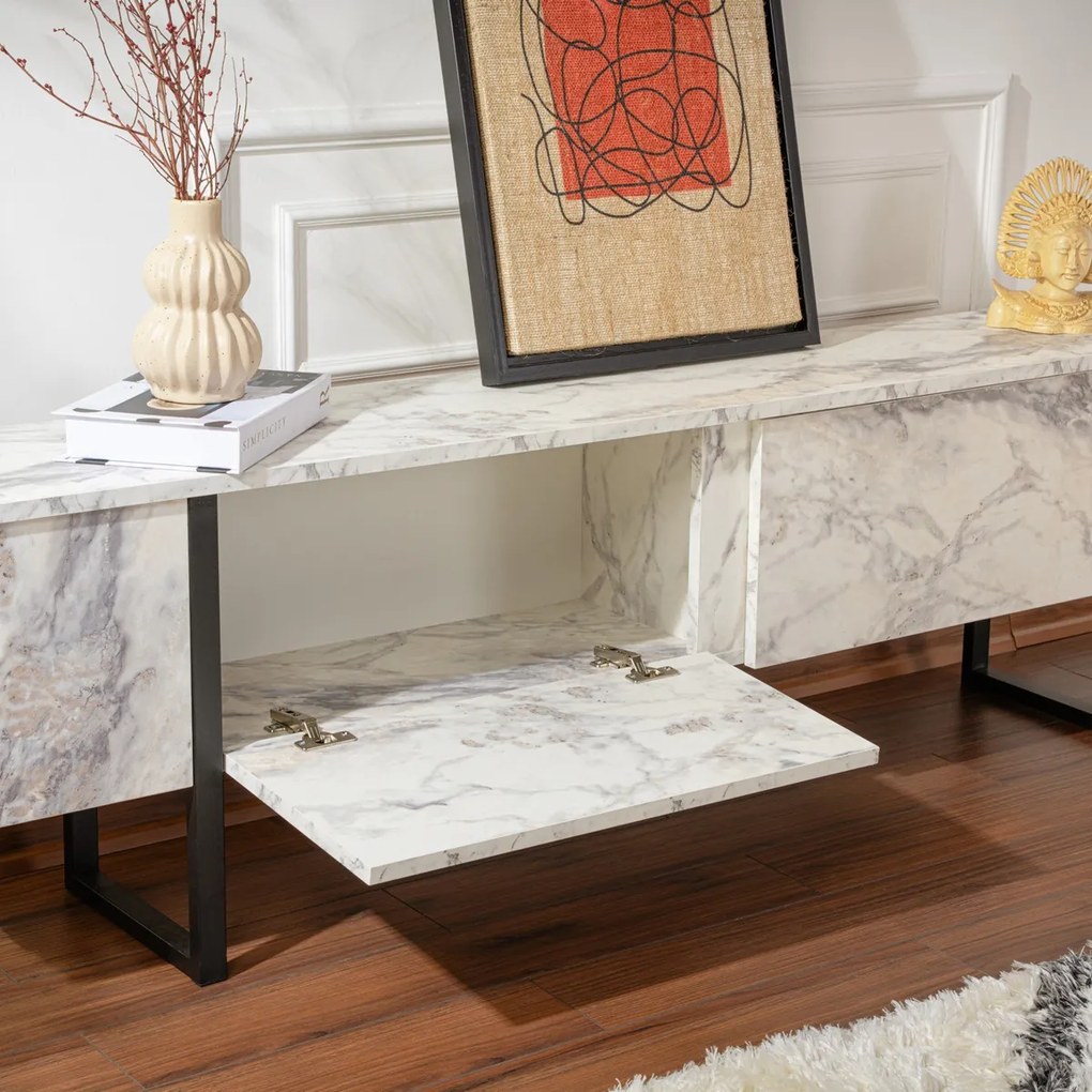 Stolik TV Serenity Fressia Marble