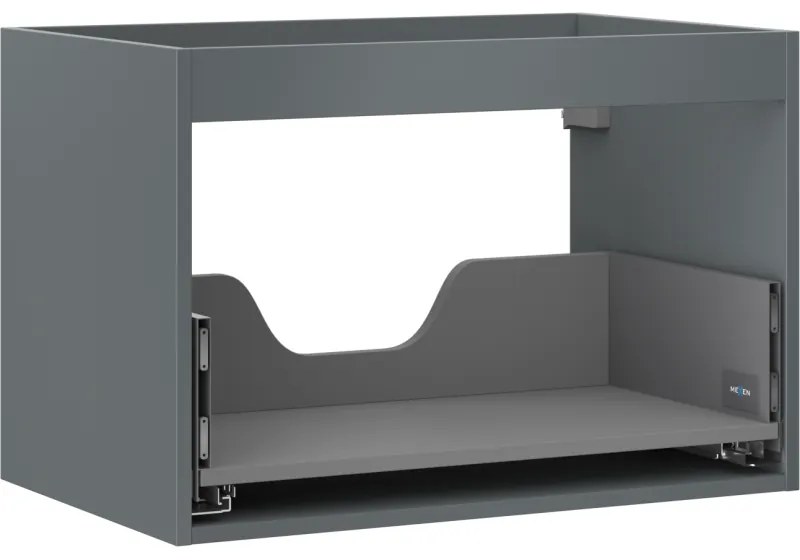 Mexen Box-A korpus szafki podumywalkowej 70 cm, 1 szuflada, grafit mat - 91AX0-0700-470-1-66