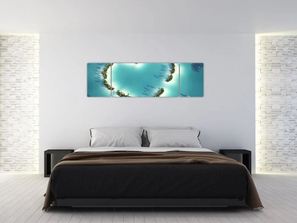Obraz - Wyspy serca (170x50 cm)