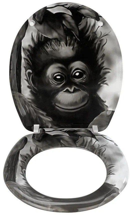 Deska sedesowa MONKEY, uniwersalna - Duroplast, WENKO