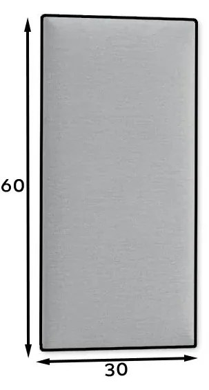 Panel tapicerowany QUADRATTA 60x30 zielony ELTAP