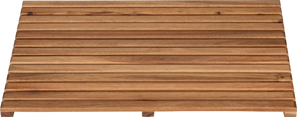 Kratka prysznicowa z drewna akacji, 40 x 60 cm