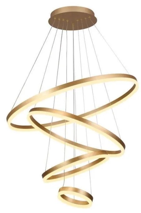 LED regulowany żyrandol na linkach LED/165W/230V 3000-6500K + DO