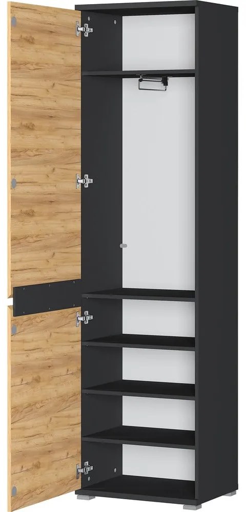 Szafa w dekorze dębu 54x200 cm Lissabon – Germania
