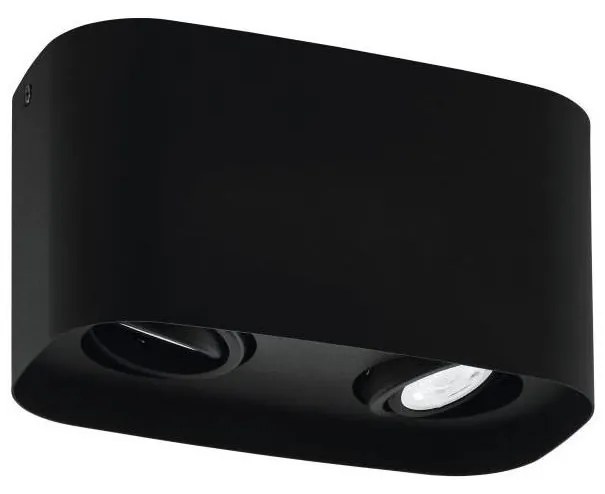 Eglo 31098 - Oprawa punktowa LED MENDOZA 2xLED/4,7W/230V 3000K czarna