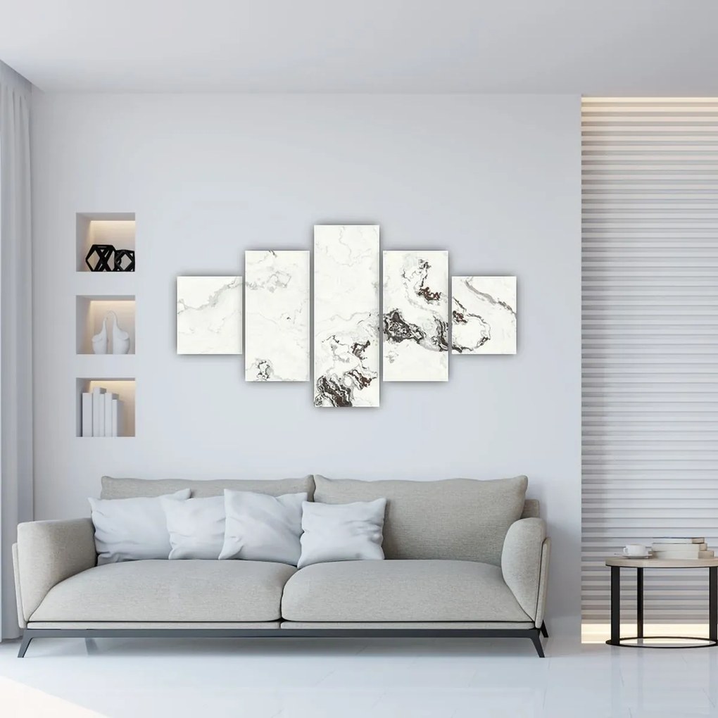 Obraz - Biały marmur (125x70 cm)