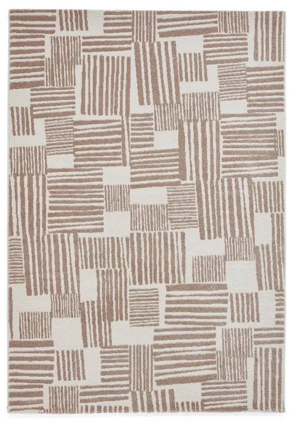 Jasnobrązowy dywan 80x150 cm Blocks – Catherine Lansfield