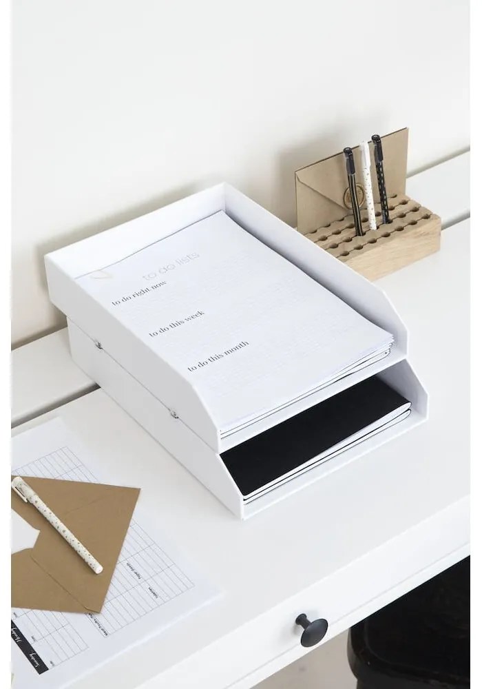 Kartonowe organizery na dokumenty zestaw 2 szt. Hakan – Bigso Box of Sweden