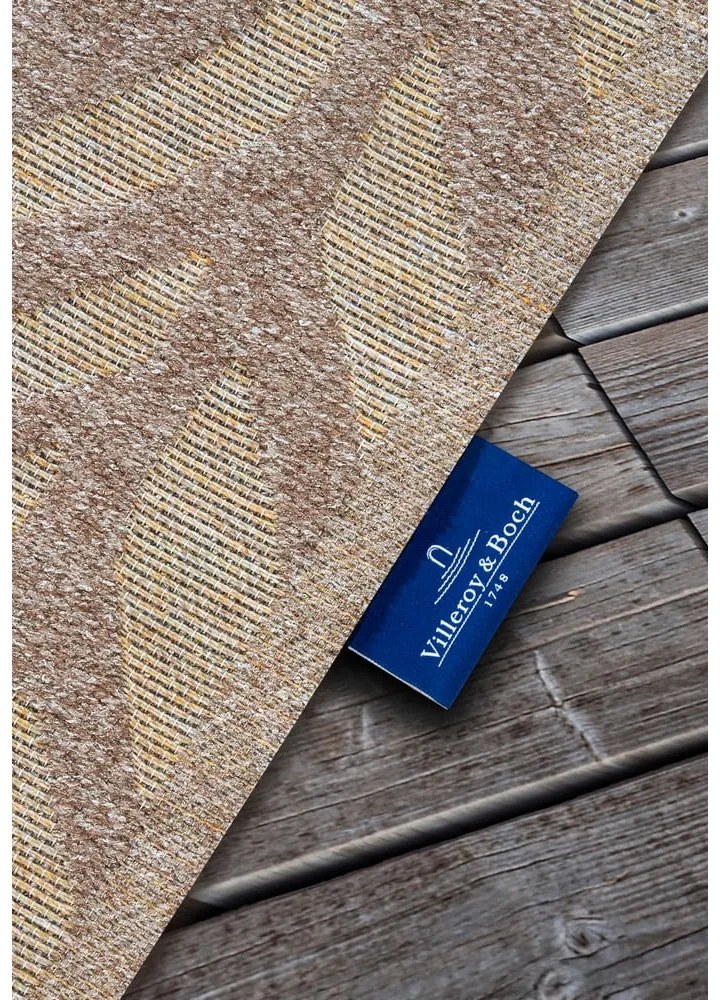 Beżowy dywan odpowiedni na zewnątrz z włókien z recyklingu 200x290 cm Georgette – Villeroy&Boch