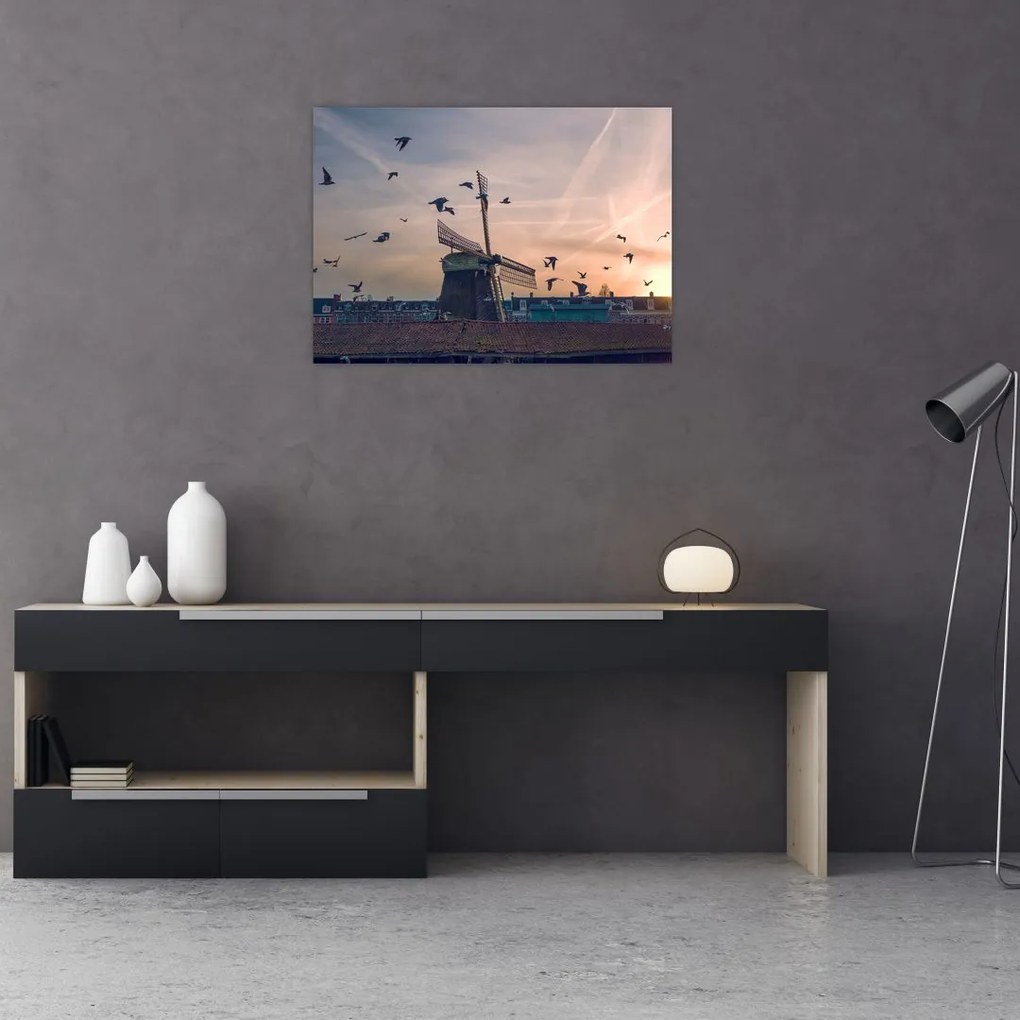 Obraz wiatraka (70x50 cm)