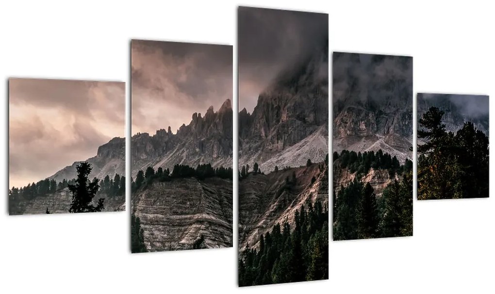 Obraz Gór Skalistych (125x70 cm)