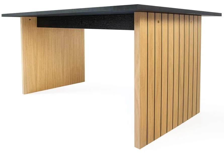 Stół z blatem w dekorze dębu 90x160 cm Stripe – Woodman